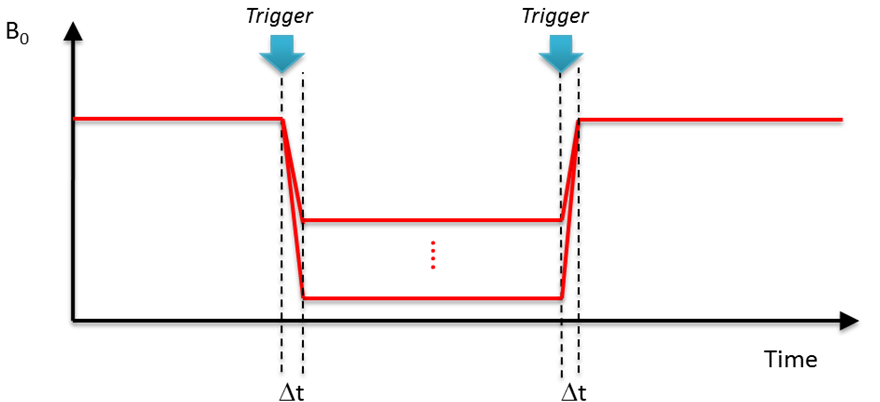 time profile of field cycling